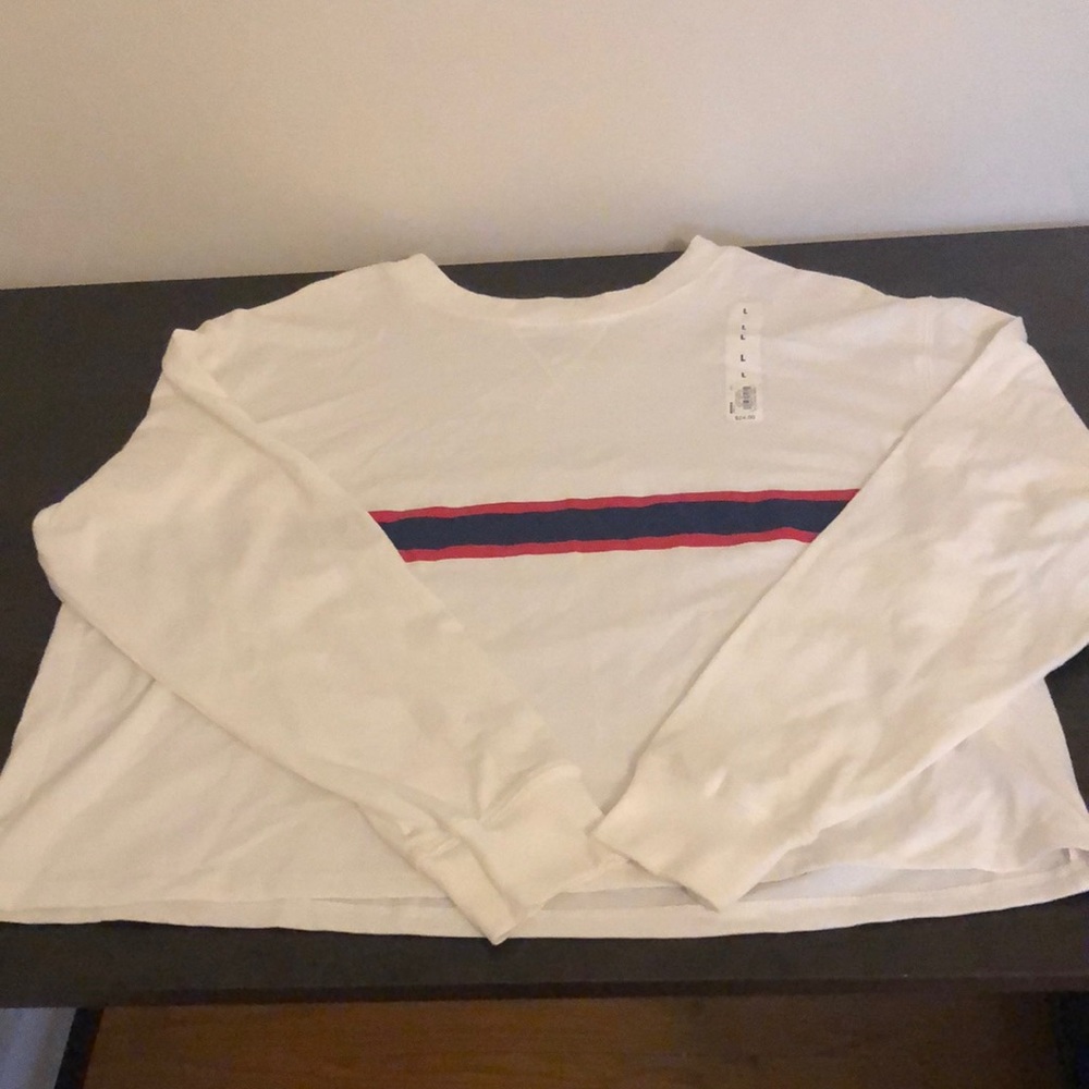 Long sleeve cropped shirt